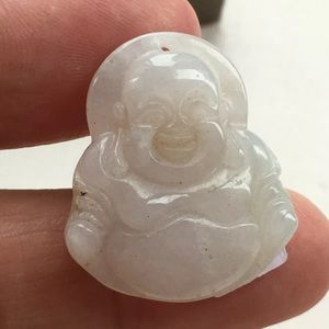 Icy White Sm Buddha Pendant Necklace ONLY One💎